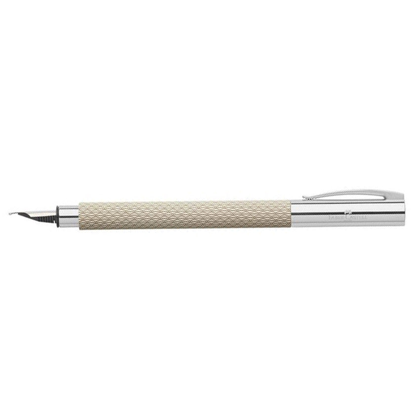 Faber-Castell Ambition Fountain Pen - OpArt White Sand - Medium-Pen Boutique Ltd