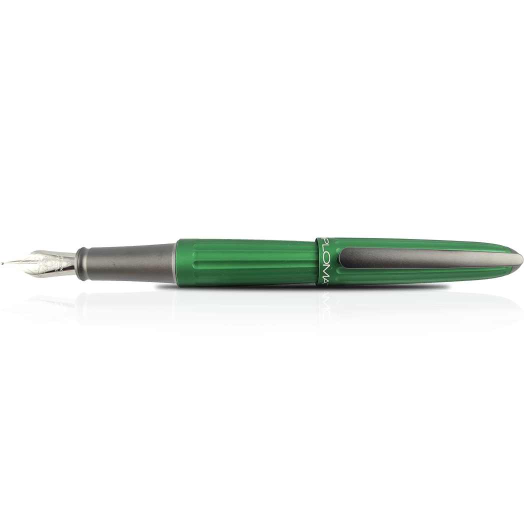 Diplomat Aero Fountain Pen - Green - Steel Nib-Pen Boutique Ltd