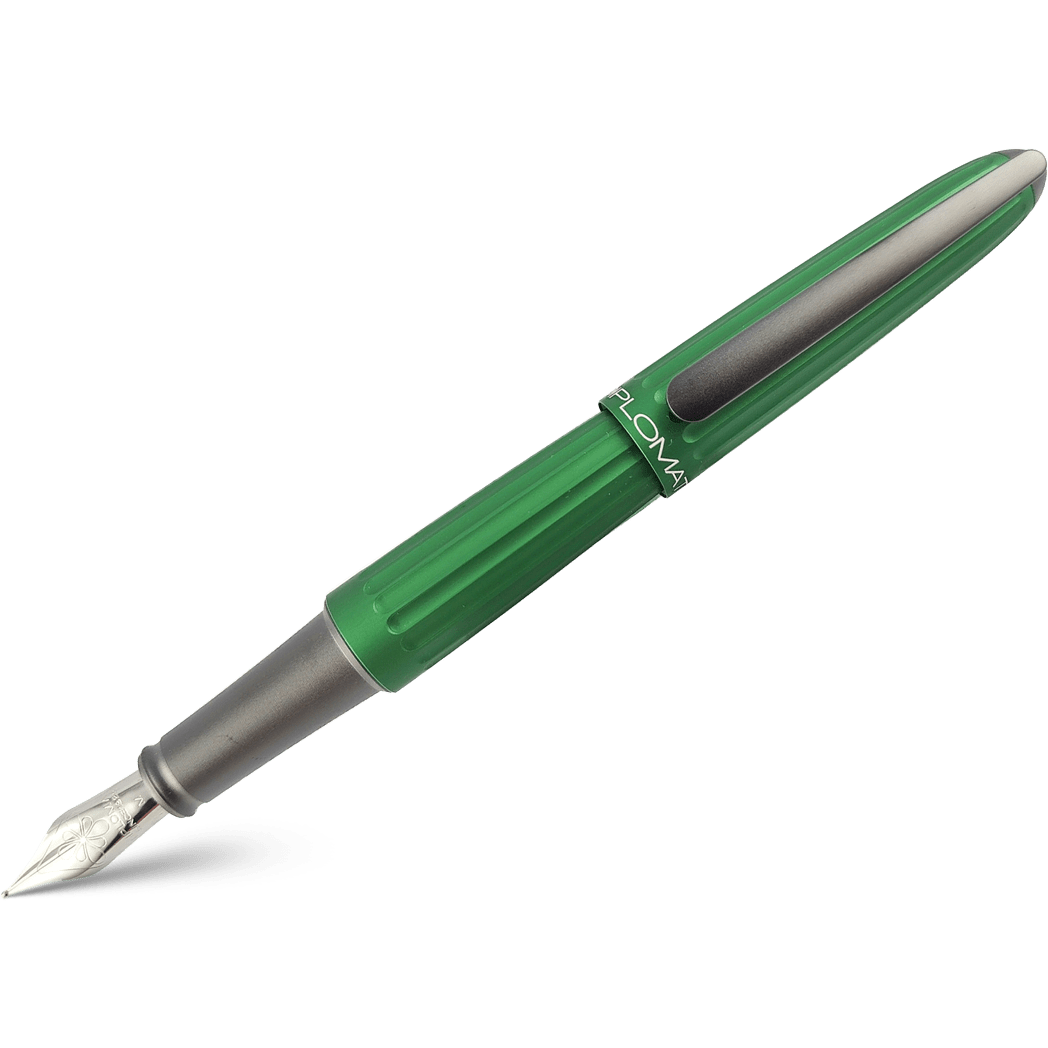 Diplomat Aero Fountain Pen - Green - Steel Nib-Pen Boutique Ltd