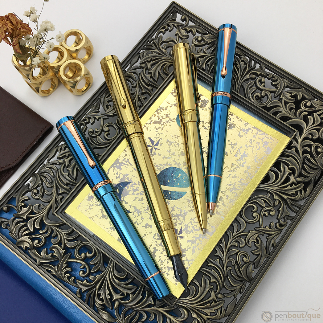 Conklin Duragraph Metal Ballpoint Pen - PVD Blue-Pen Boutique Ltd