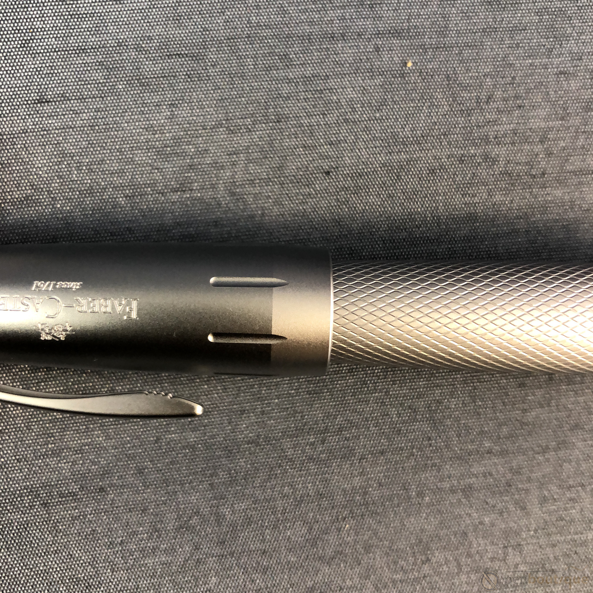 Faber-Castell Design E-Motion Ballpoint Pen - Pure Silver-Pen Boutique Ltd