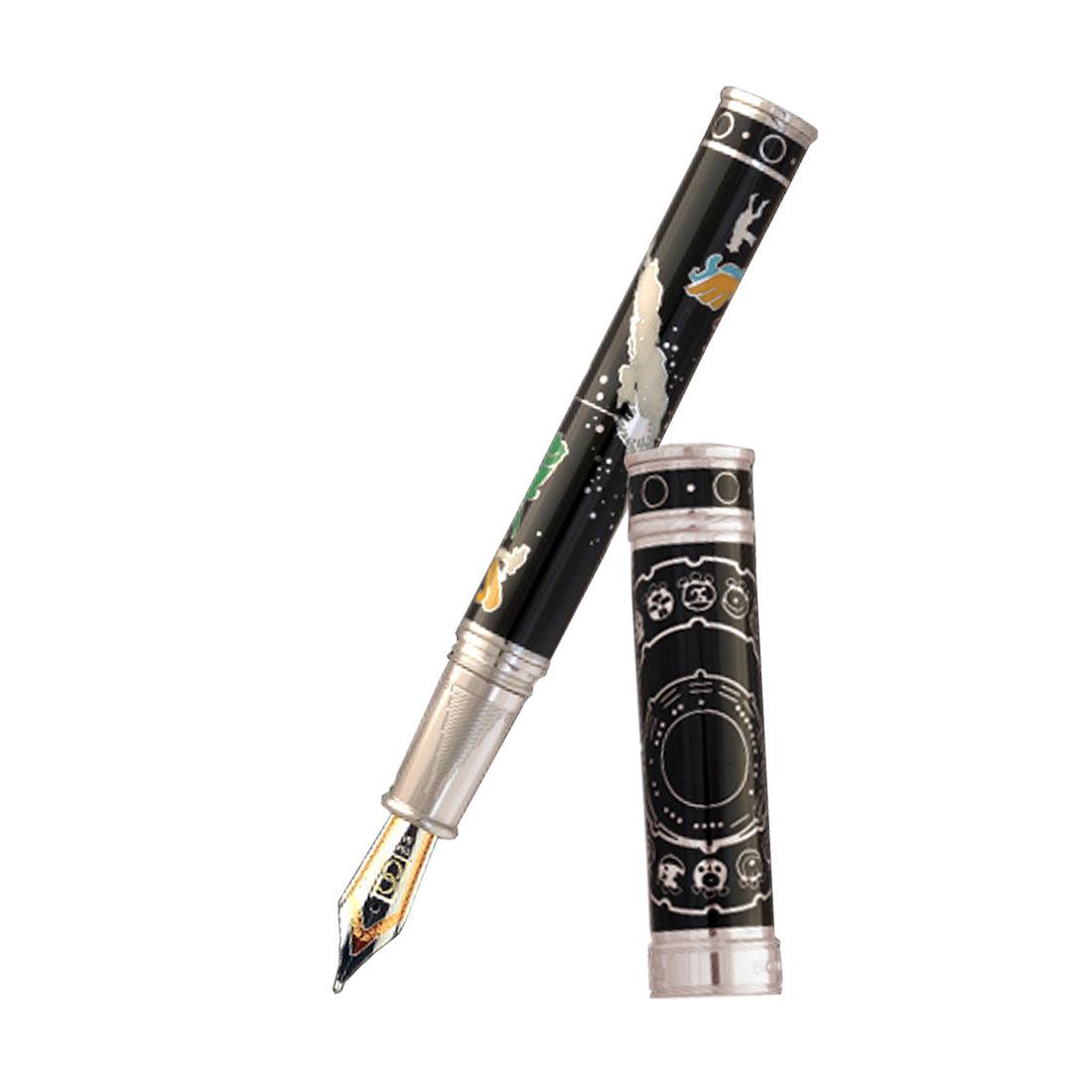 David Oscarson 2012 End of Days Fountain Pen - Opaque Black-Pen Boutique Ltd