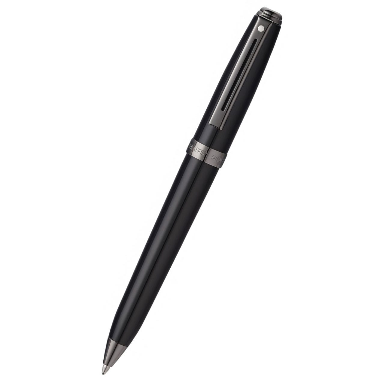 Sheaffer Prelude Gloss Black with Gunmetal Trim Ballpoint Pen-Pen Boutique Ltd