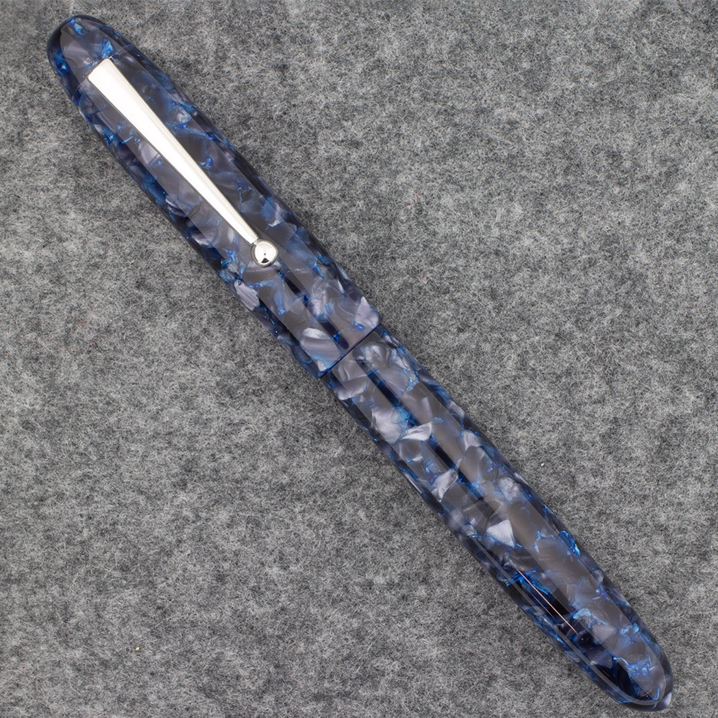 Edison Collier Fountain Pen - Nighthawk - Stainless Steel Nib-Pen Boutique Ltd