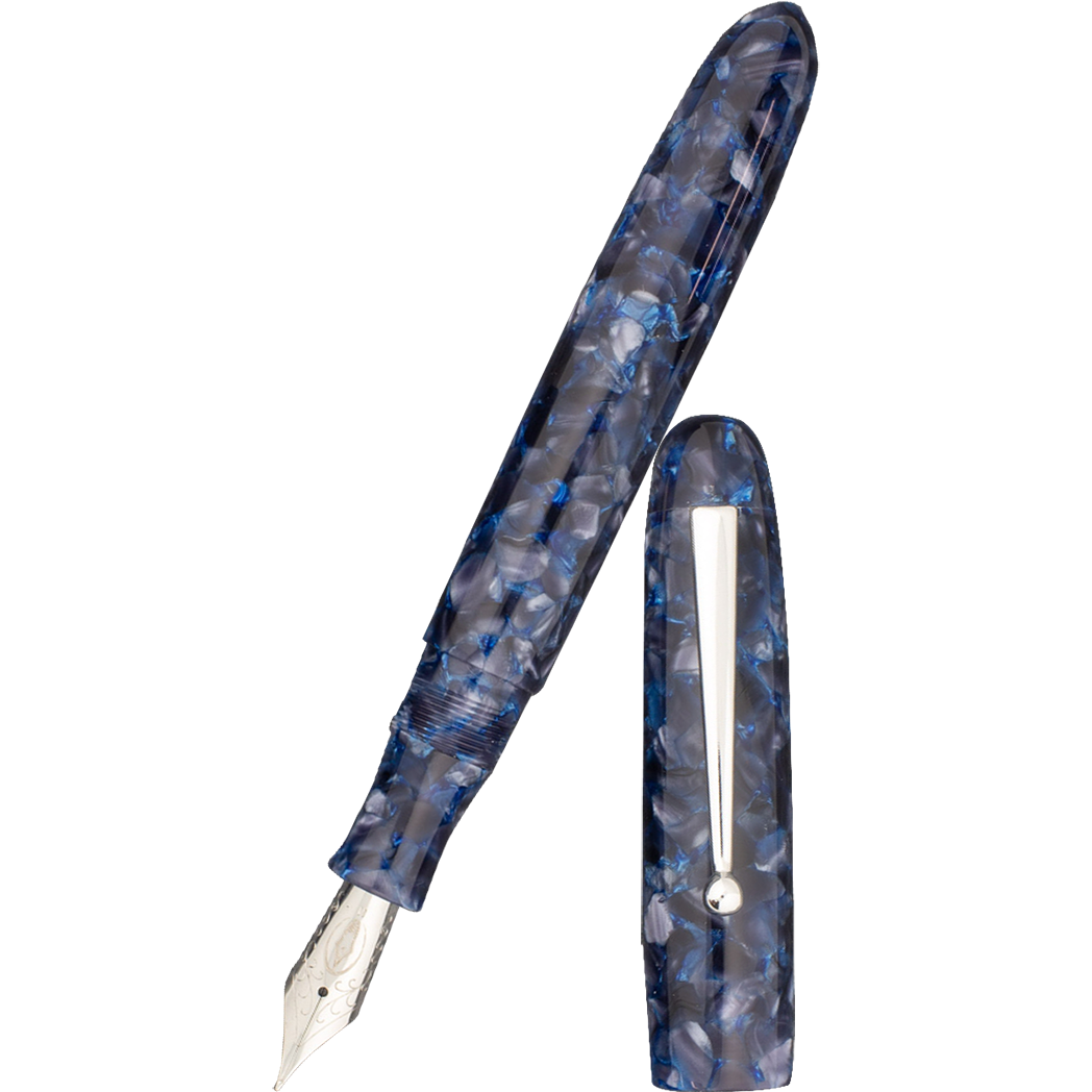 Edison Collier Fountain Pen - Nighthawk - Stainless Steel Nib-Pen Boutique Ltd