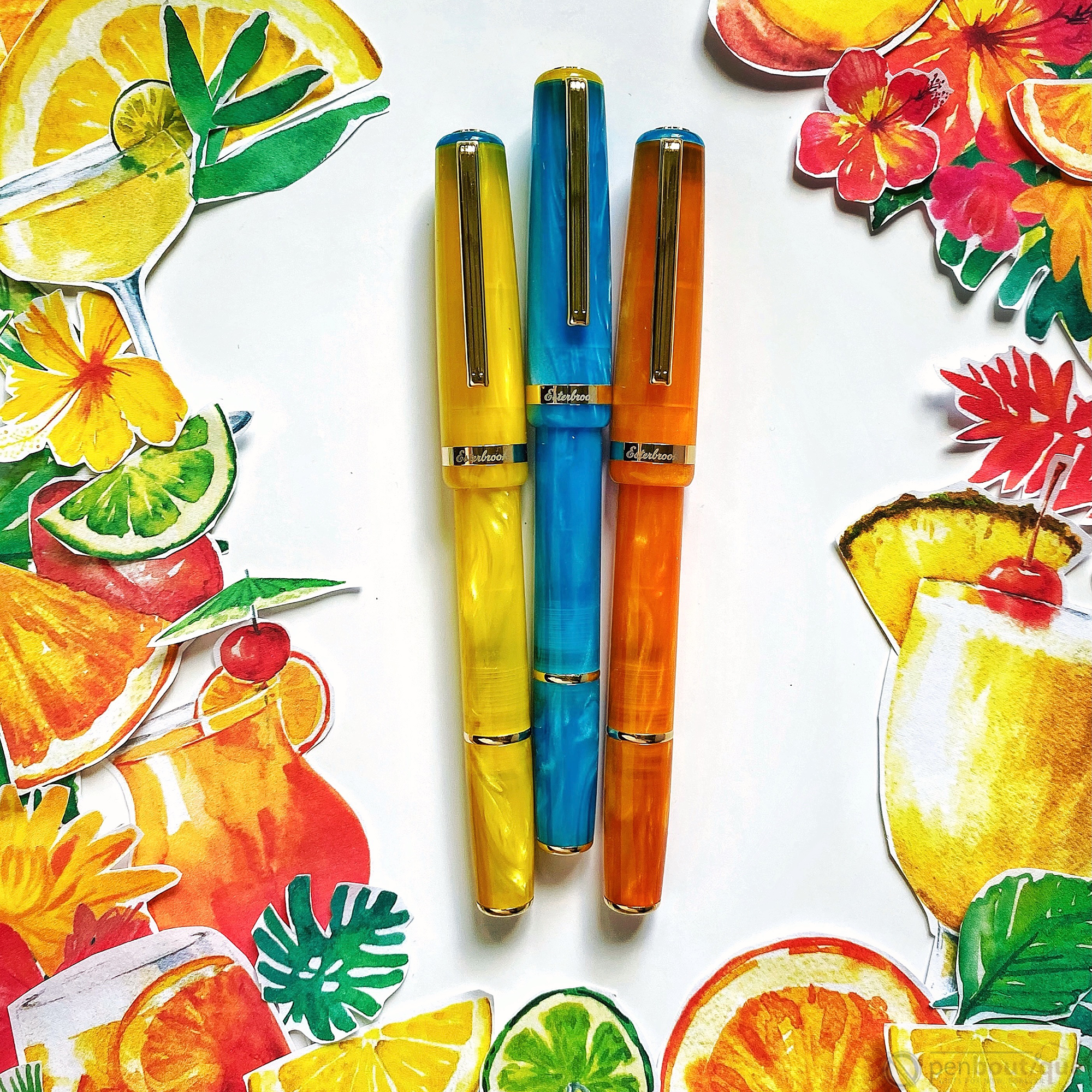 Esterbrook JR Pocket Fountain Pen - Paradise Orange Sunset - Pen Boutique Ltd