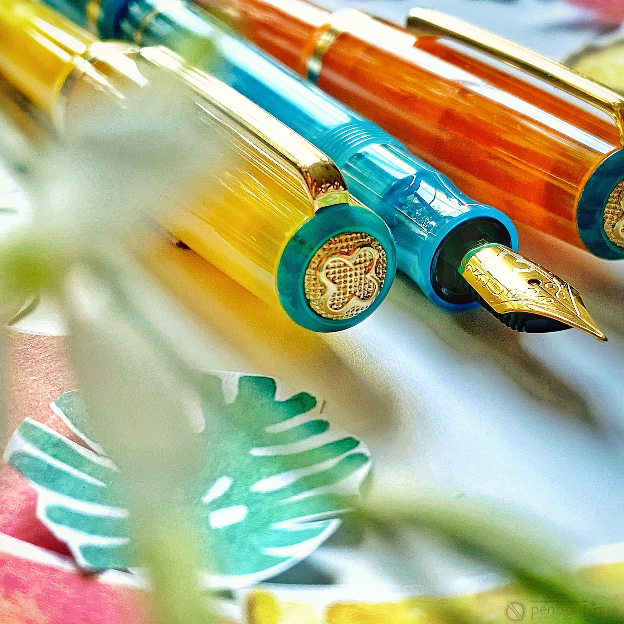 Esterbrook JR Pocket Fountain Pen - Paradise Orange Sunset - Pen Boutique Ltd