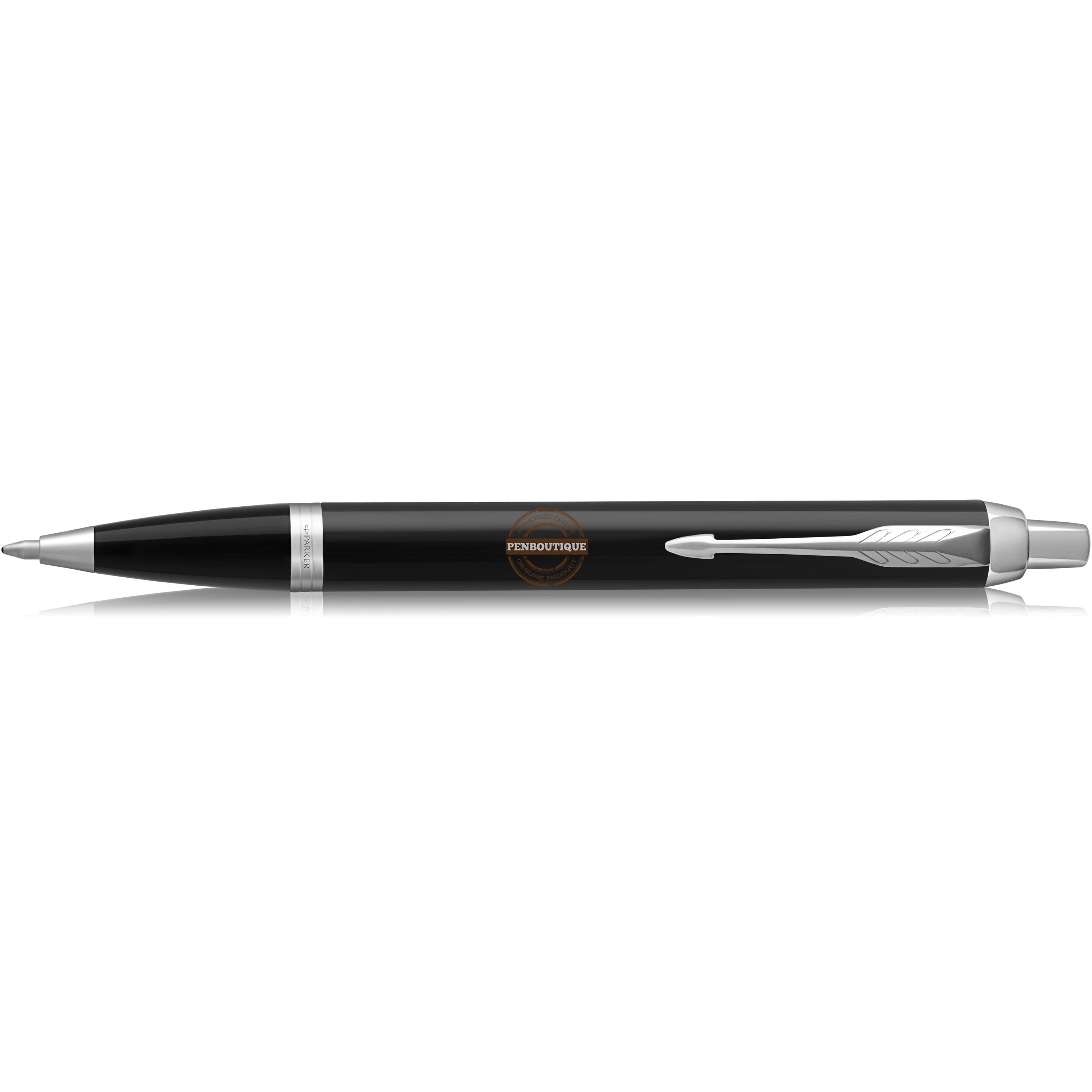 Parker IM Black with Chrome Trim Ballpoint Pen-Pen Boutique Ltd