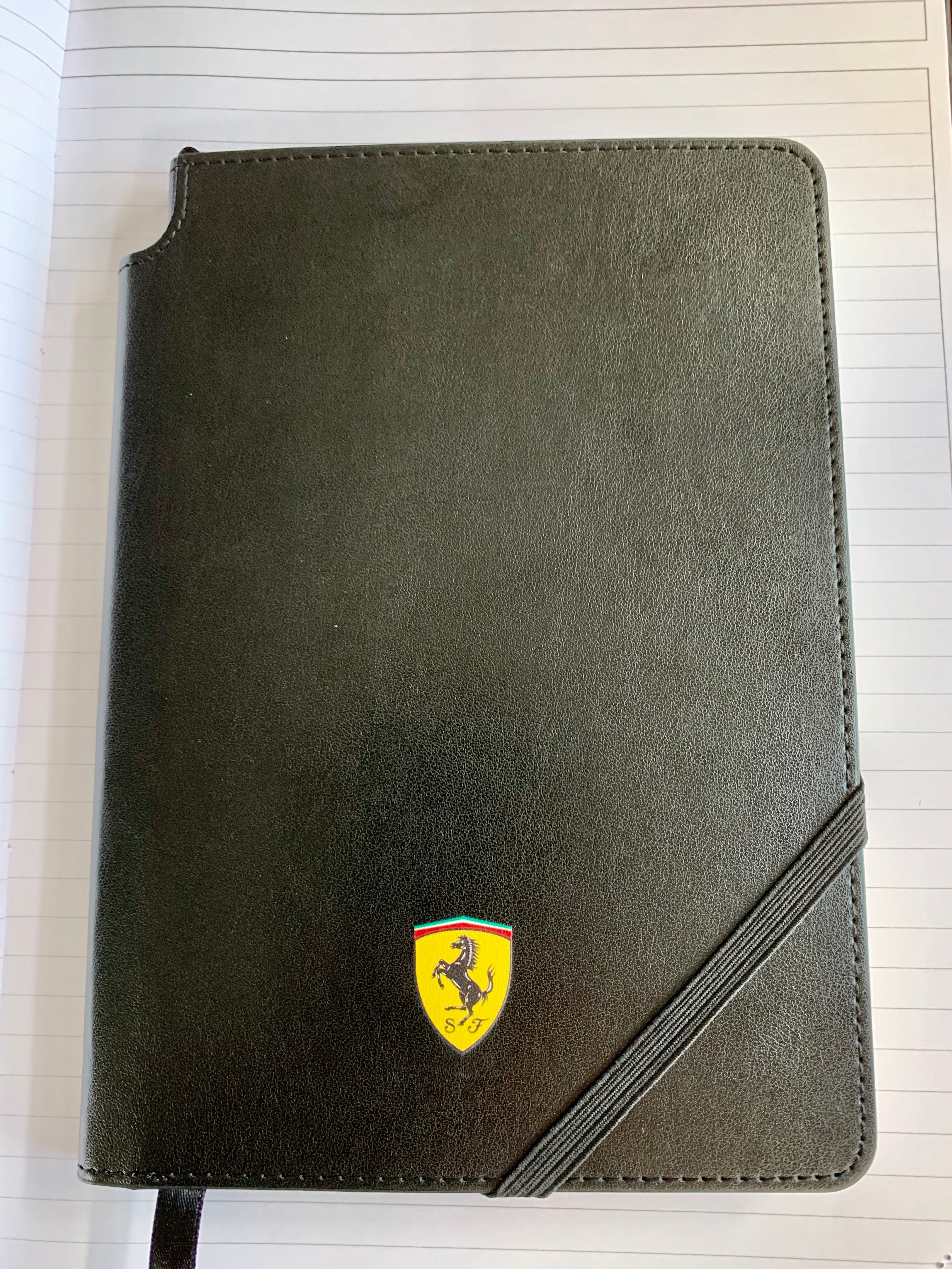 Sheaffer Ferrari Journal - Black - Medium - Lined-Pen Boutique Ltd