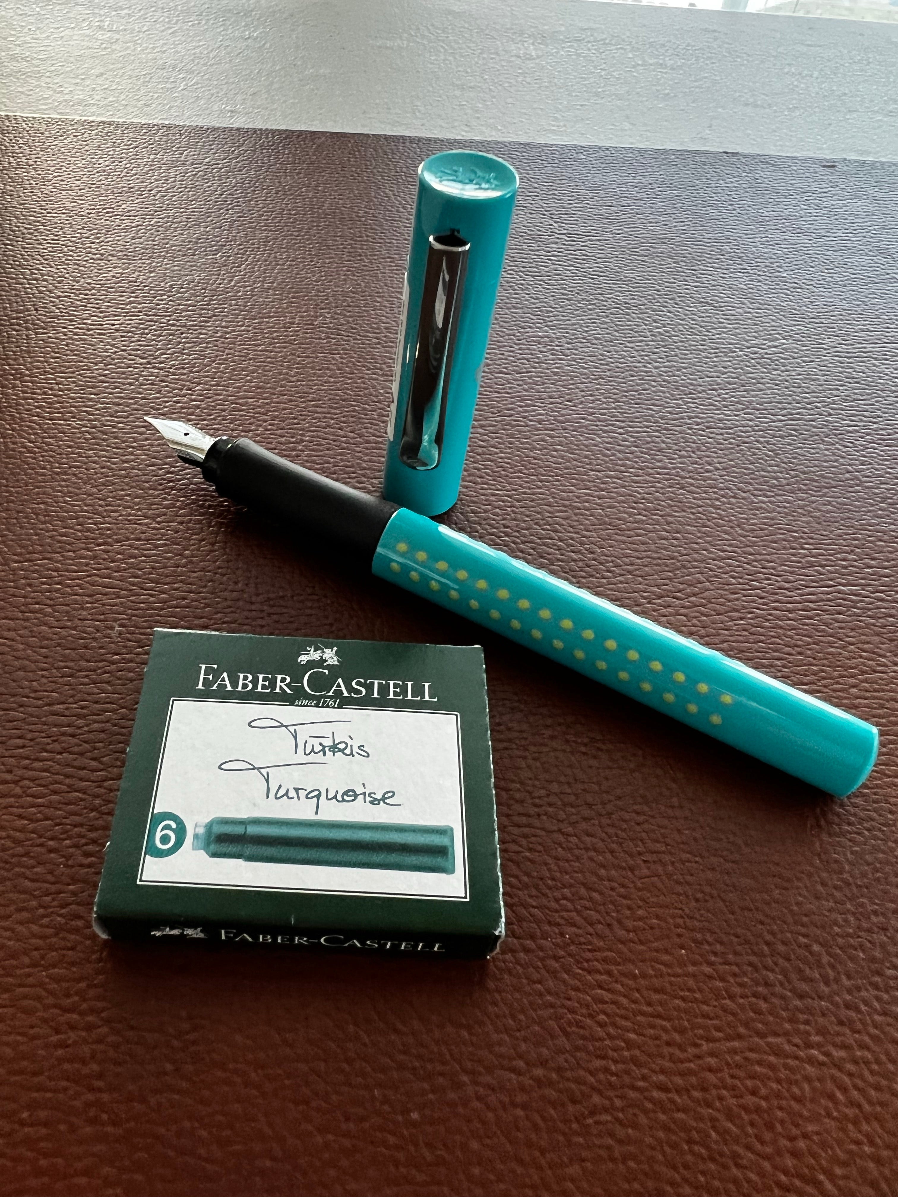On Sale : Faber - Castell Grip Set - Turquoise - Pen Boutique Ltd