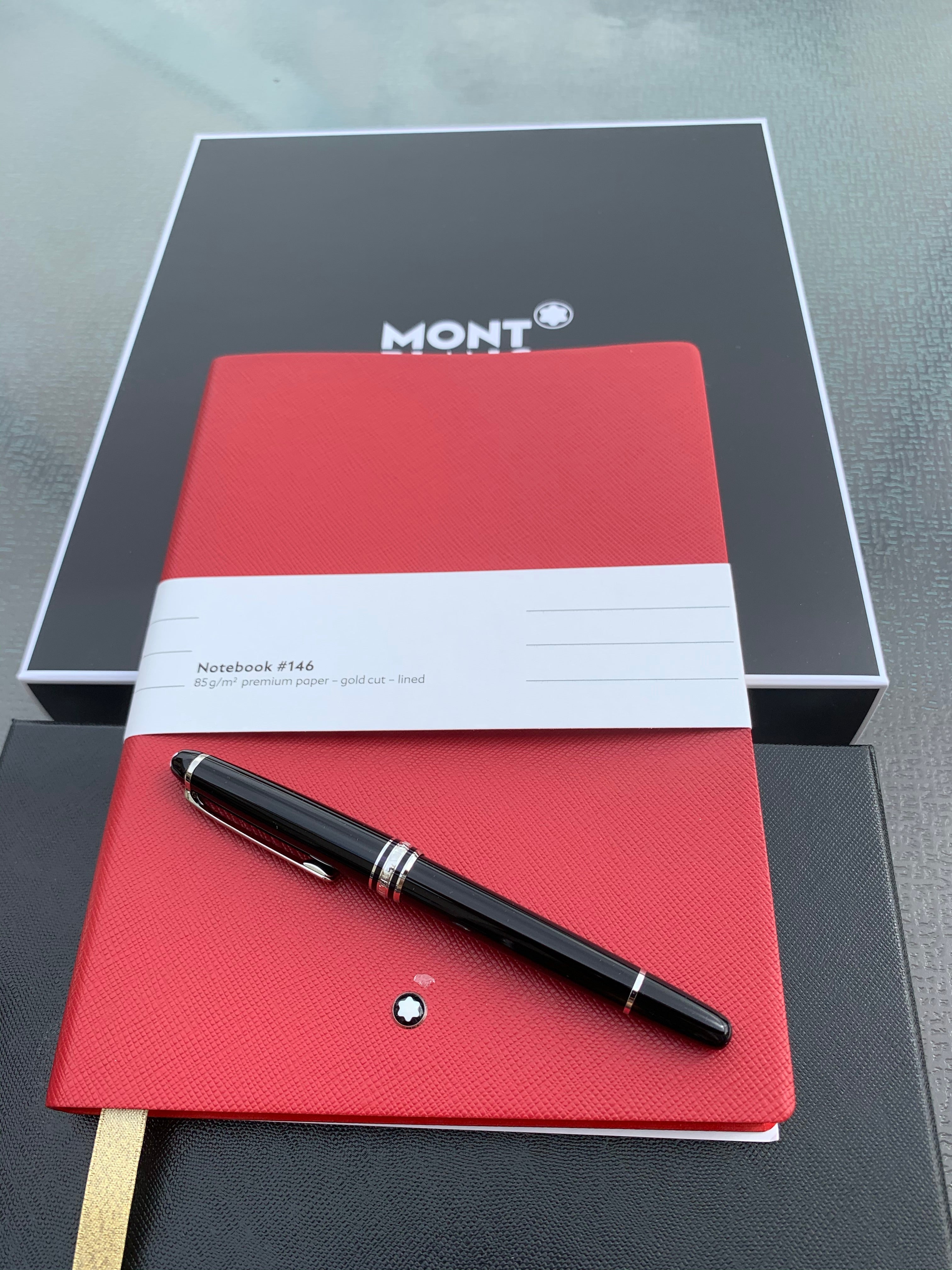 Montblanc Gift Set (Fineliner & Business Card Holder) - Pen Boutique Ltd