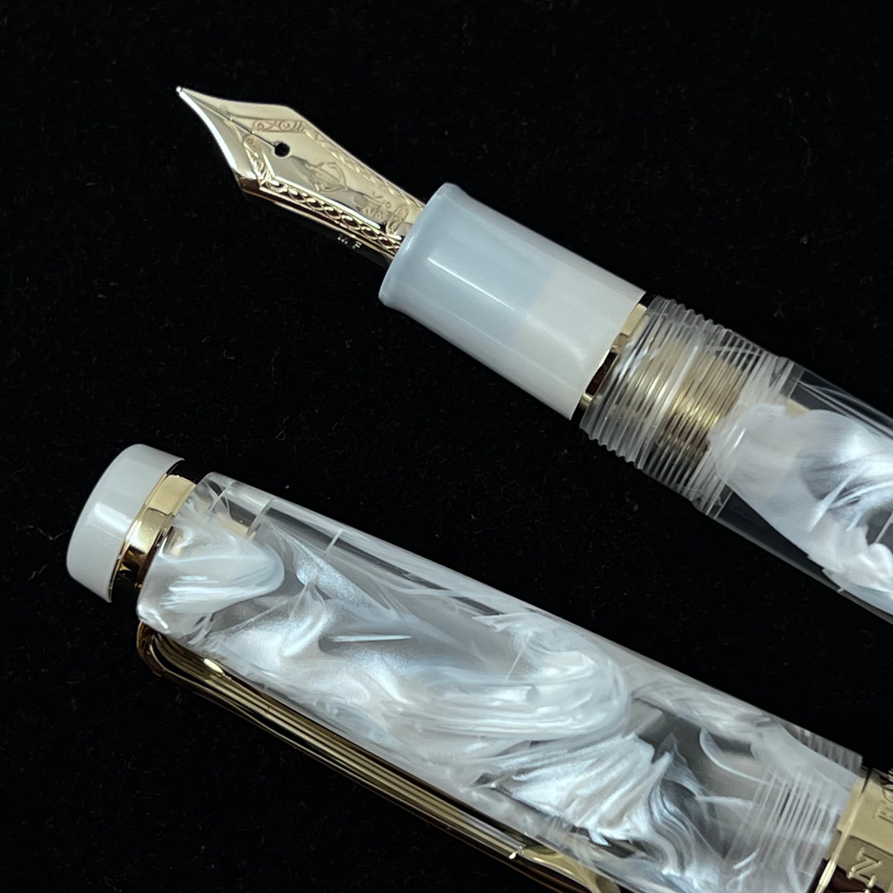 Sailor Professional Gear Fountain Pen - Veilio Pearl White - Standard (Bespoke Dealer Exclusive)-Pen Boutique Ltd