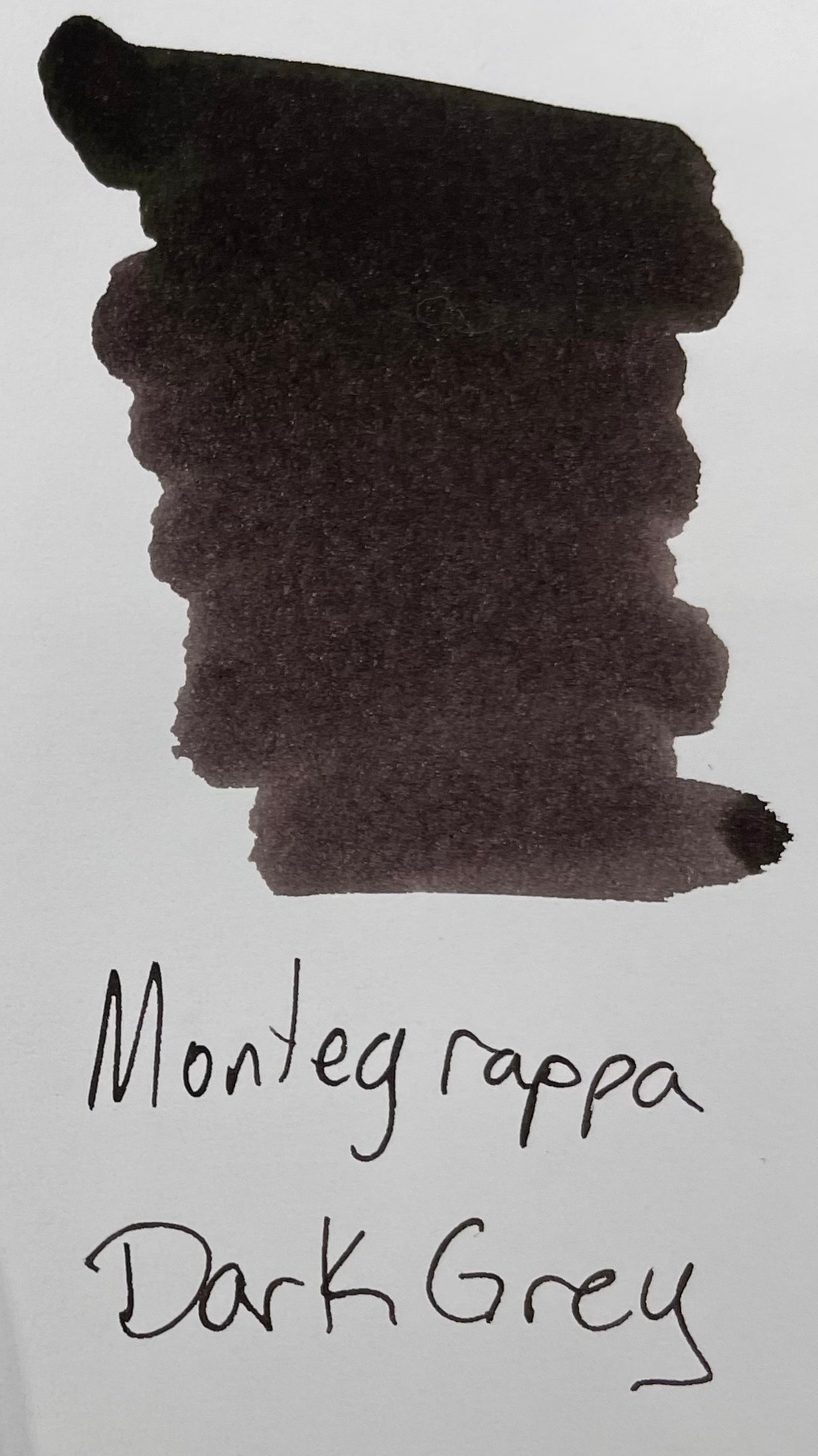 Montegrappa Ink Bottle - 50ml - Dark Grey-Pen Boutique Ltd