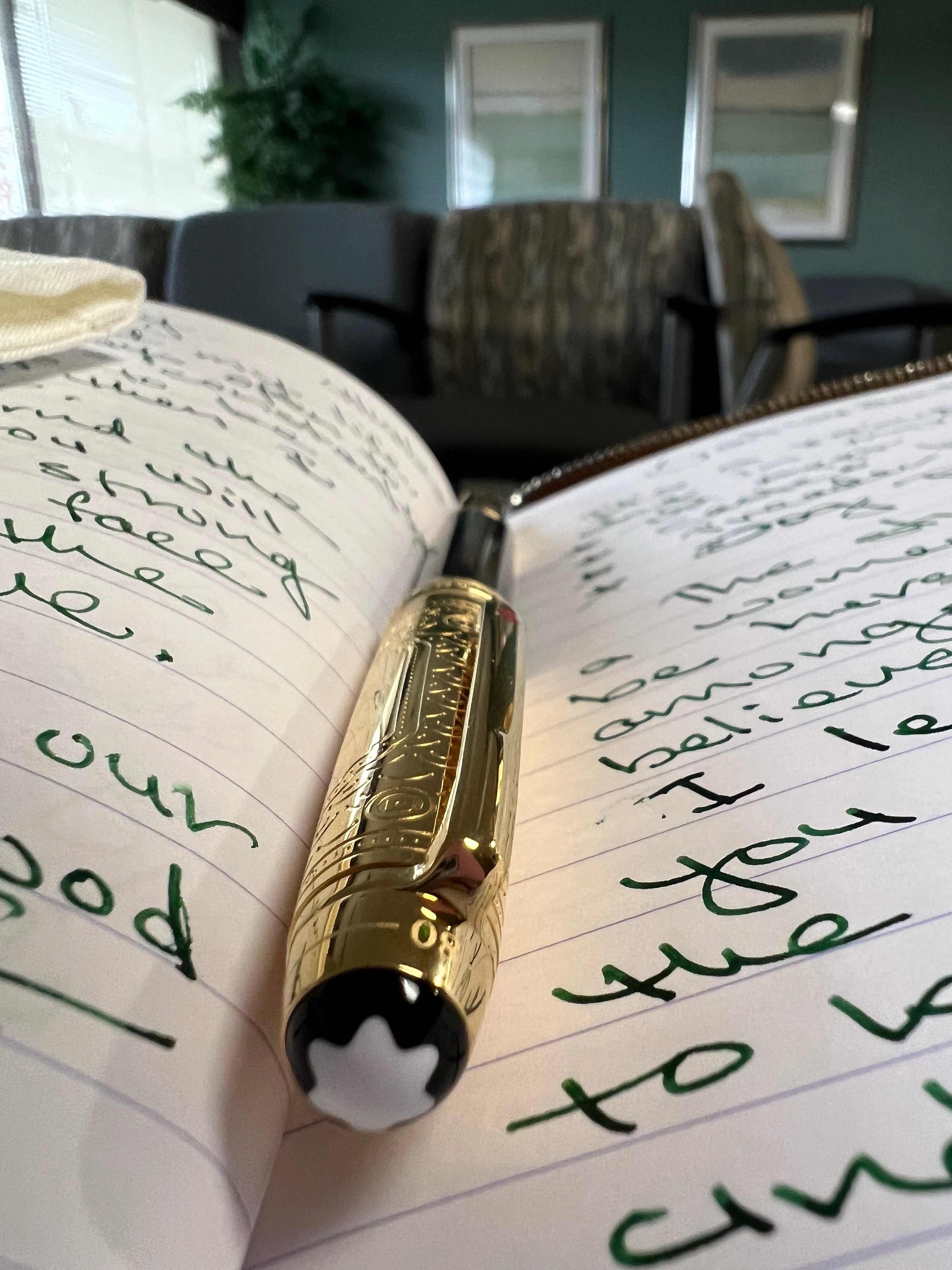 Montblanc Meisterstuck Fountain Pen - 145 Doue - Around the World In 80 Days - Year 2 (Classique)-Pen Boutique Ltd