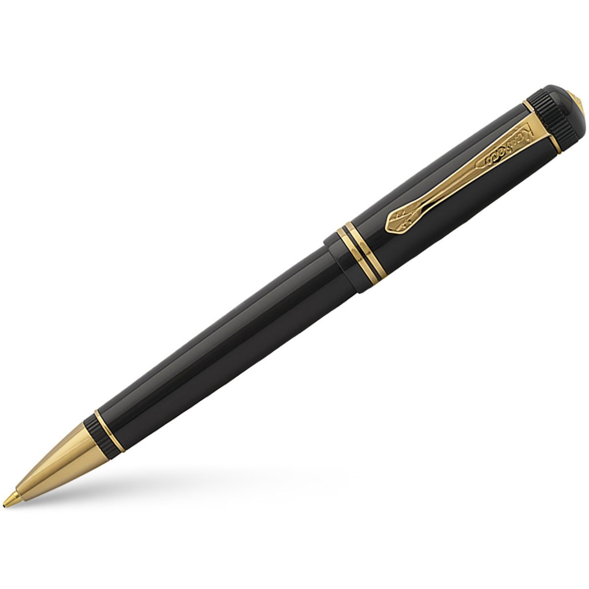 Kaweco Dia2 Twist Pencil - Black Gold Trim - 0.7mm - Pen Boutique Ltd