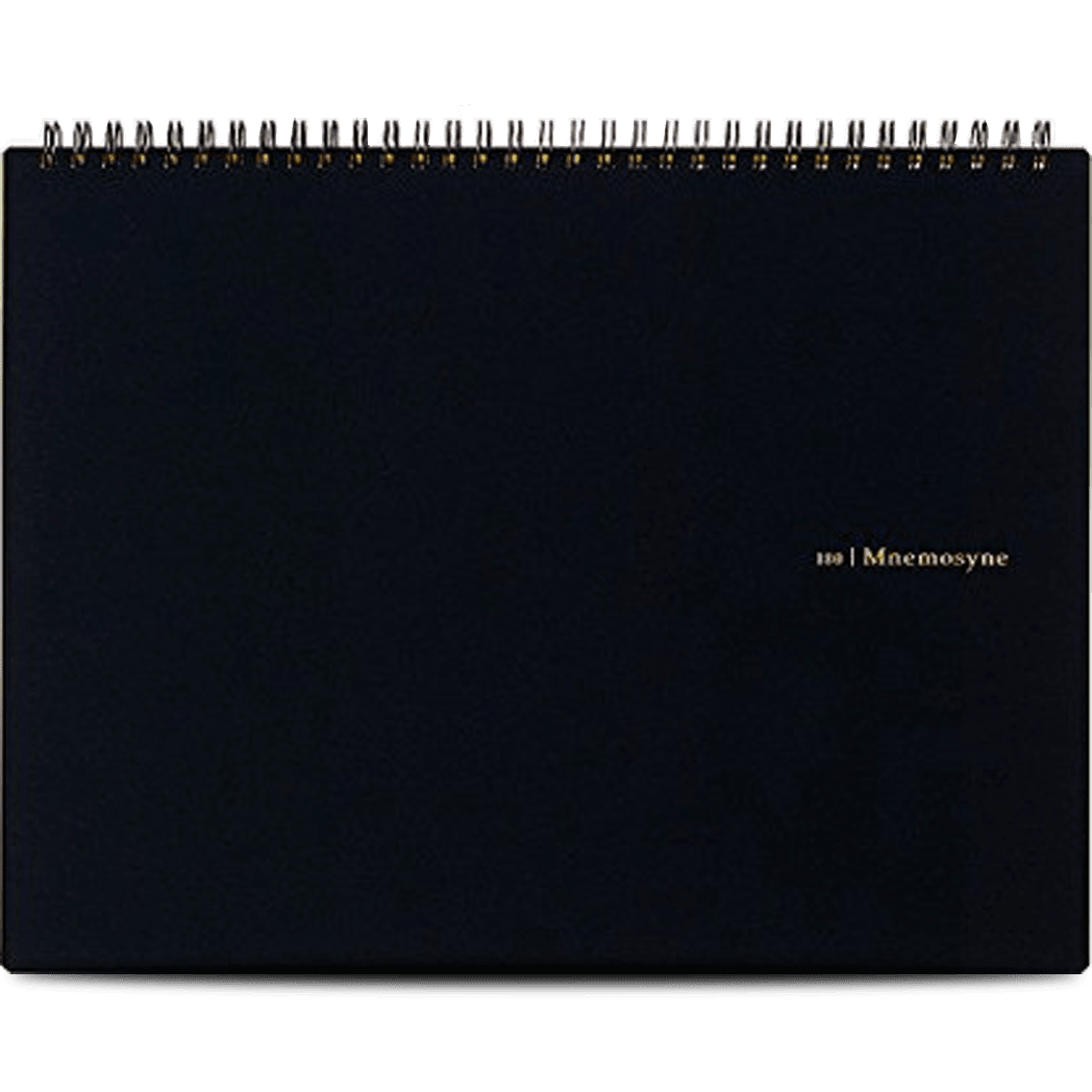 Maruman Mnemosyne Notebooks - Black - Grid - A4 - Pen Boutique Ltd