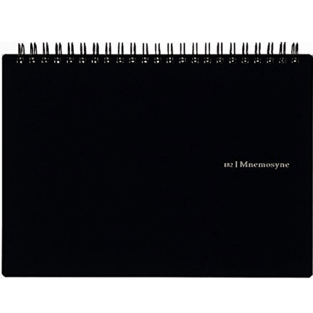Maruman Mnemosyne Notebooks - Black - Grid - A5 - Pen Boutique Ltd