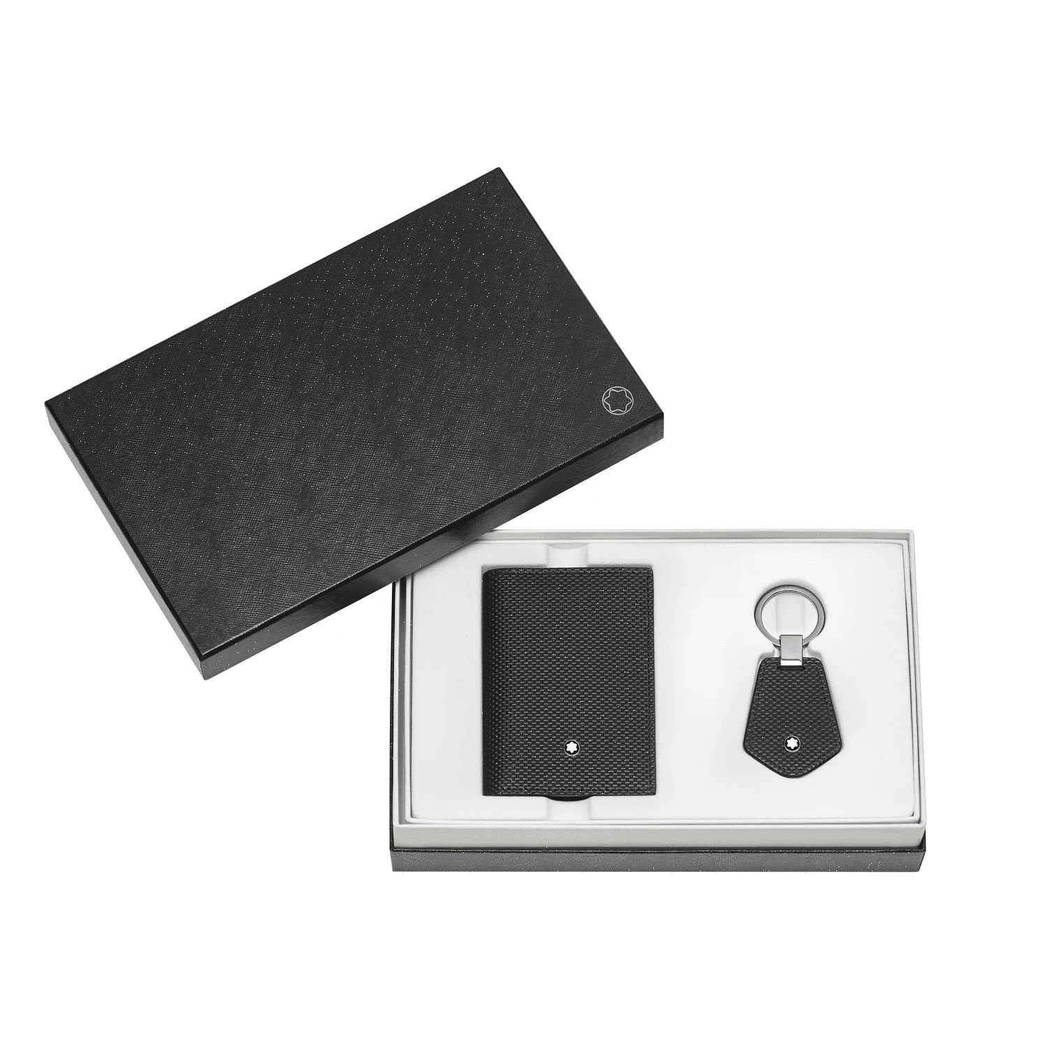 Montblanc Gift Set - Black (Business Card Holder & Key Fob) - Pen Boutique Ltd