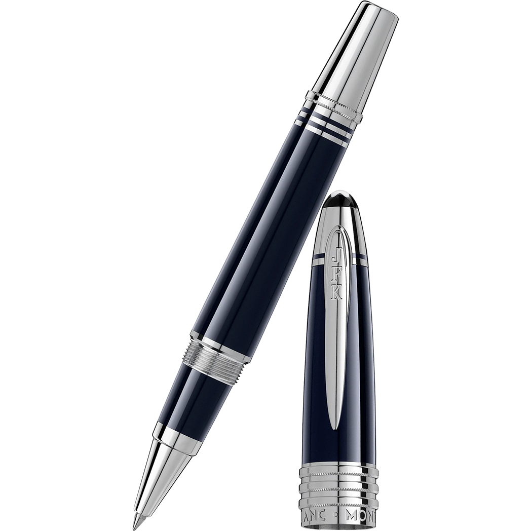 Montblanc Great Characters Rollerball Pen - Special Edition - John F. Kennedy - Dark Blue-Pen Boutique Ltd