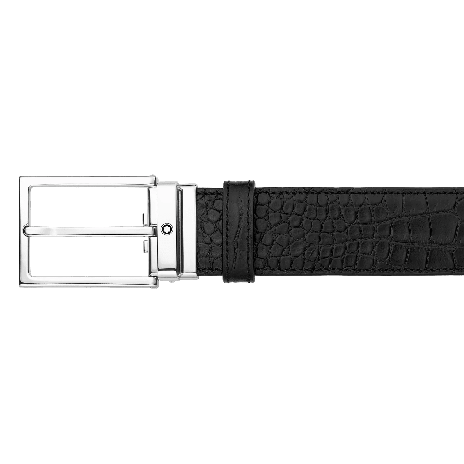Montblanc Leather Belt - Black - Pen Boutique Ltd