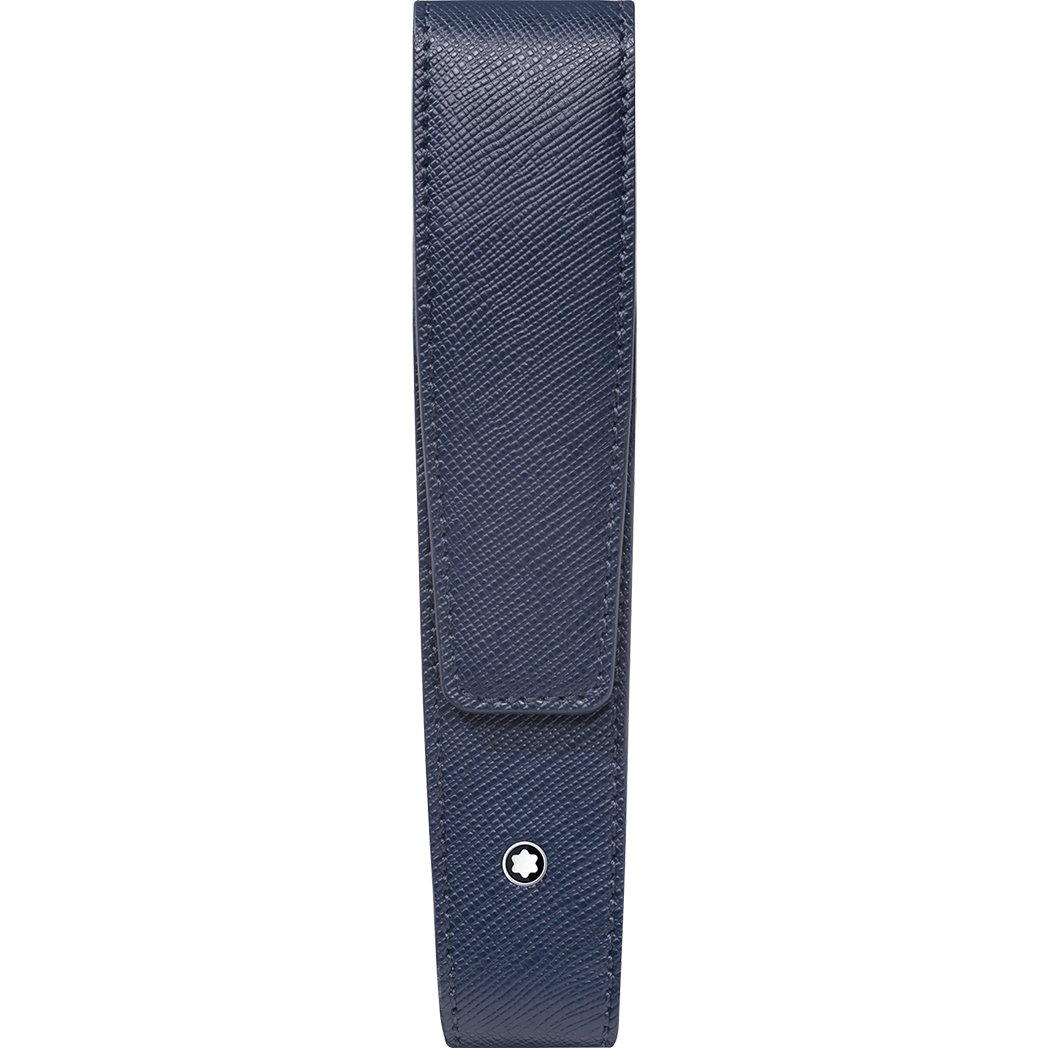 Montblanc Sartorial Pen Sleeve - Indigo-Pen Boutique Ltd