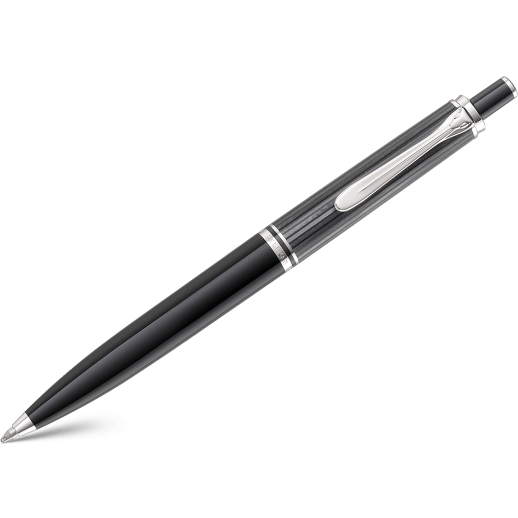 Pelikan Souveran Ballpoint Pen - K405 Stresemann Anthracite Stripes - Pen Boutique Ltd