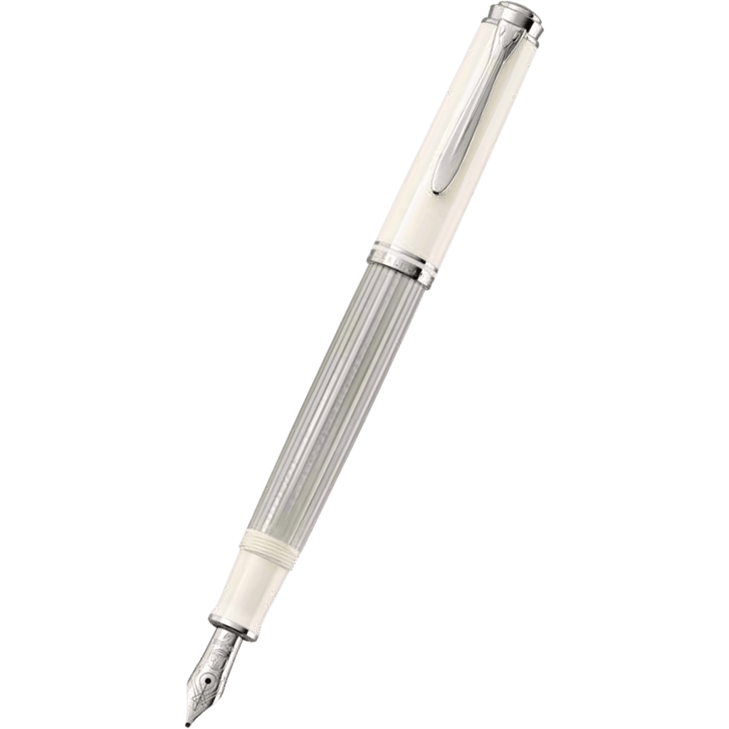 Pelikan Souveran Fountain Pen - M405 Silver-White