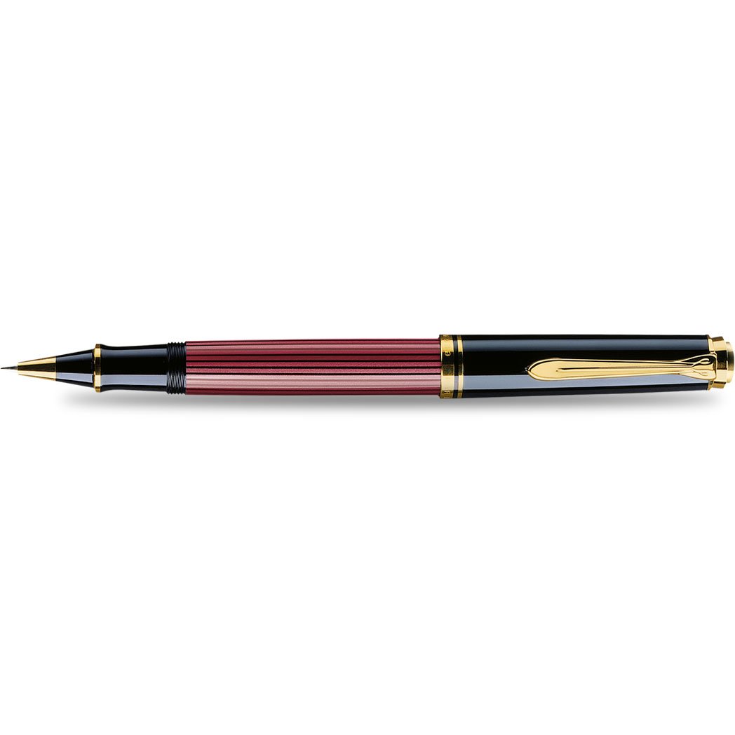 Pelikan Souveran Rollerball Pen - R400 Black/Red-Pen Boutique Ltd