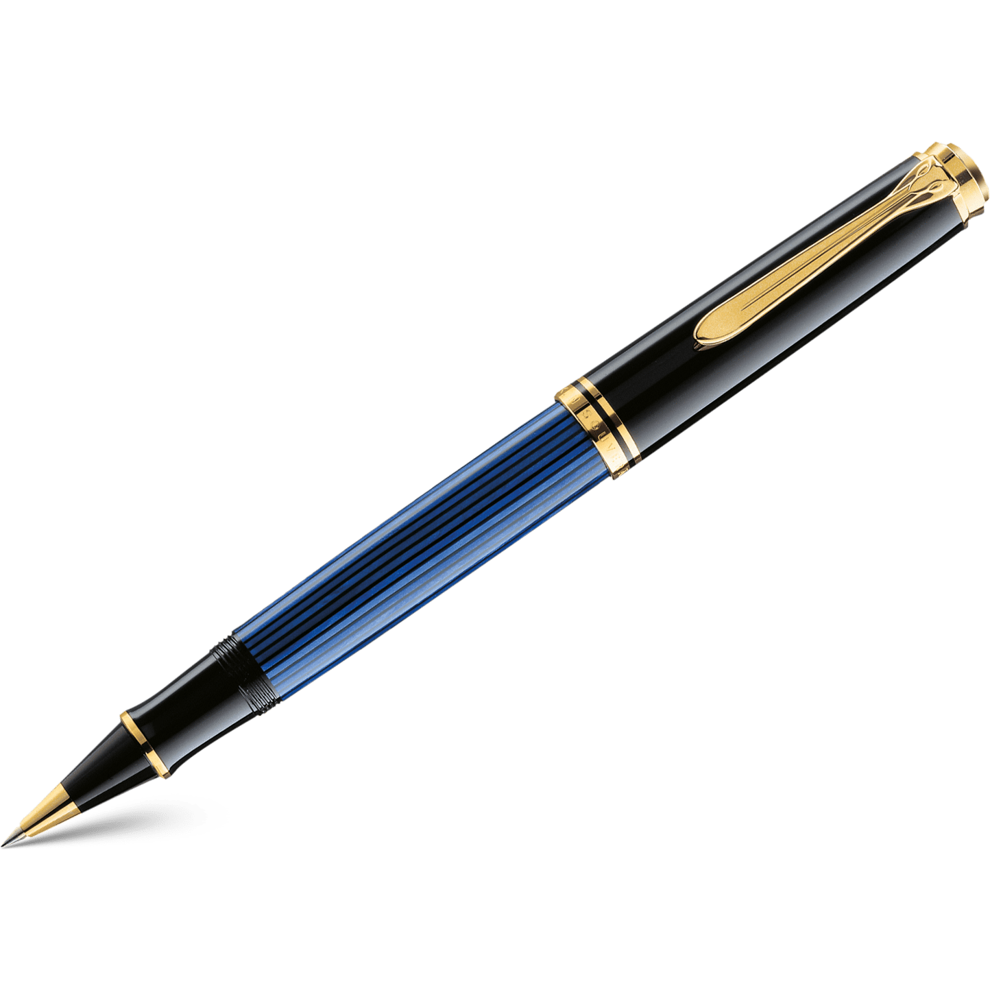 Pelikan Souveran Rollerball Pen - R600 Black/Blue-Pen Boutique Ltd