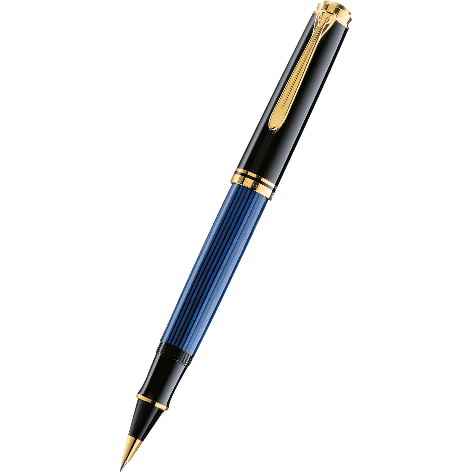Pelikan Souveran Rollerball Pen - R600 Black/Blue-Pen Boutique Ltd