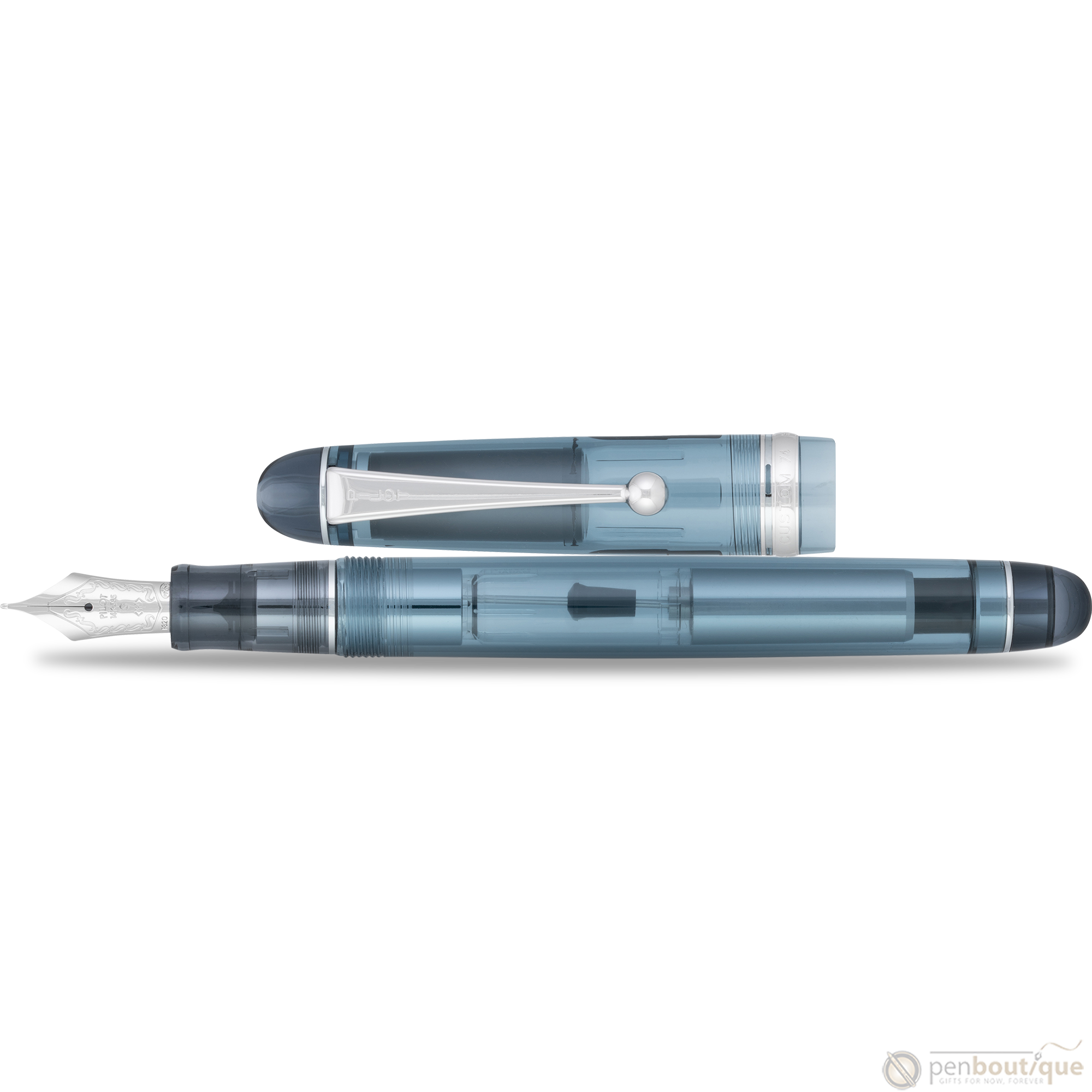 Pilot Custom 74 Fountain Pen - Blue Stone-Pen Boutique Ltd