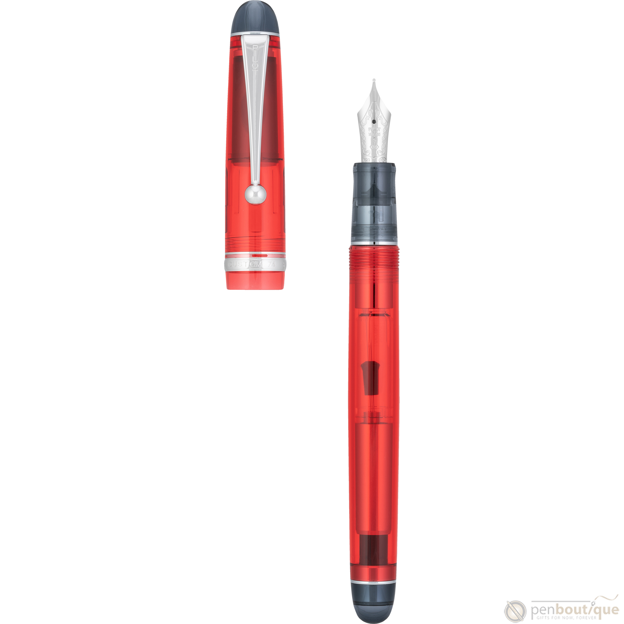 Pilot Custom 74 Fountain Pen - Grenadine-Pen Boutique Ltd