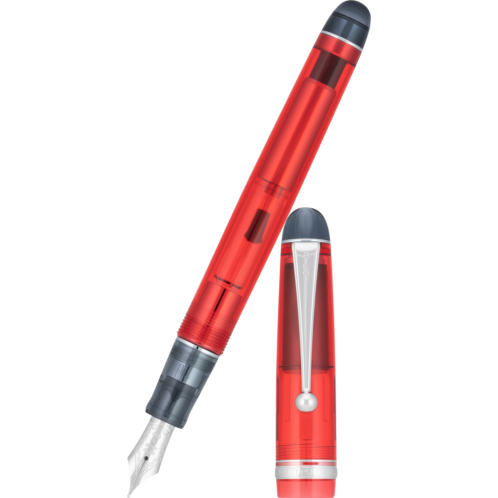 Pilot Custom 74 Fountain Pen - Grenadine-Pen Boutique Ltd