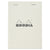 Rhodia Ice Staplebound Notepad-Lined 4" X 6"