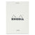 Rhodia Ice Staplebound Notepad-Lined 3-3/8" X 4-3/4