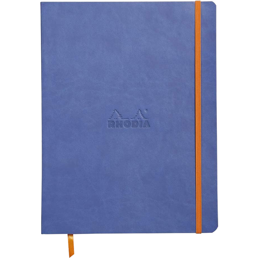 Rhodia Rhodiarama Notebook - Soft Cover - Sapphire - Dot Grid-Pen Boutique Ltd