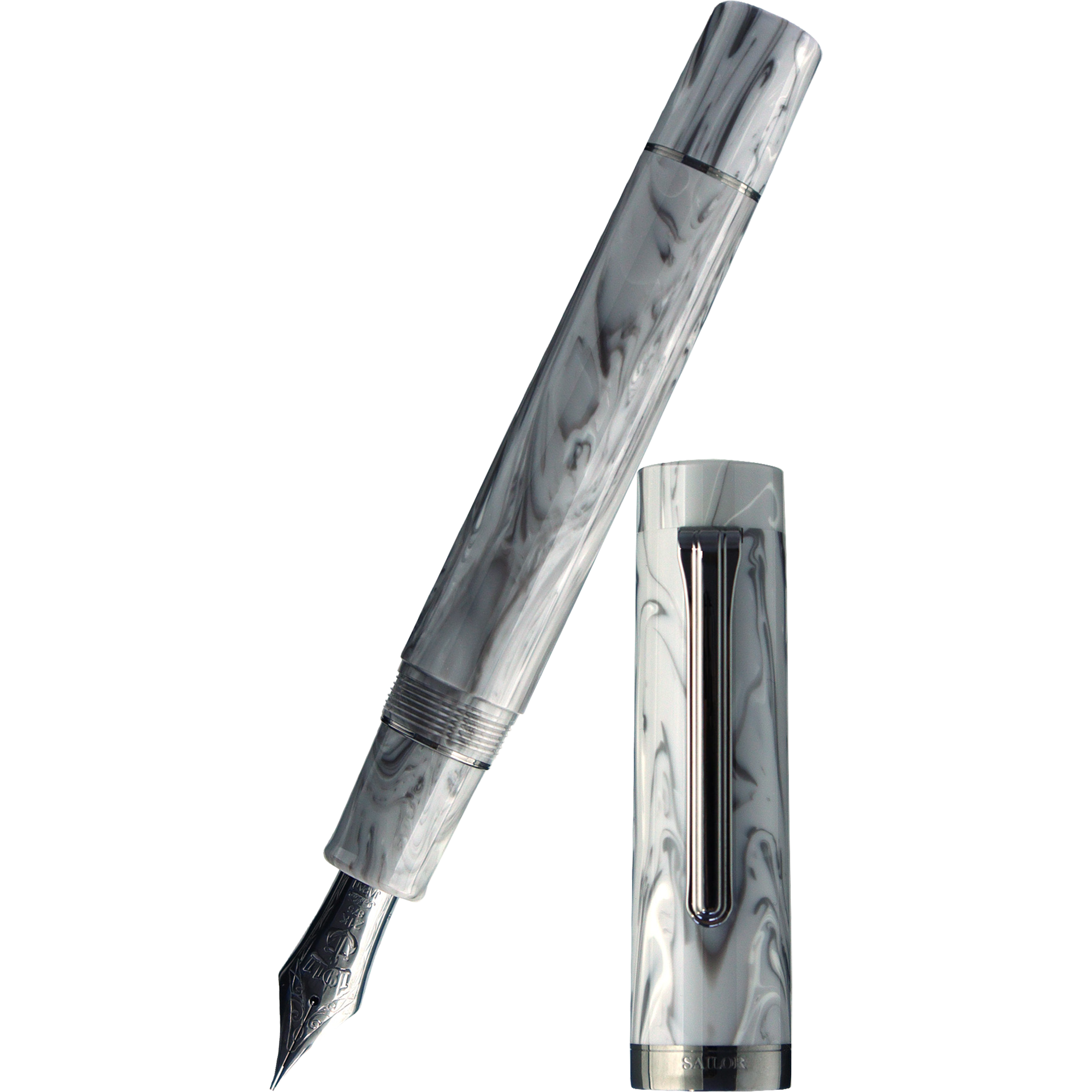 Sailor Luminous Shadow Fountain Pen - Limited Edition - Fog Gray (Bespoke Dealer Exclusive)-Pen Boutique Ltd