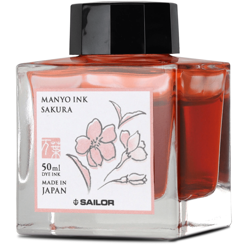Sailor Manyo Ink Bottle - Sakura - 50ml - Pen Boutique Ltd
