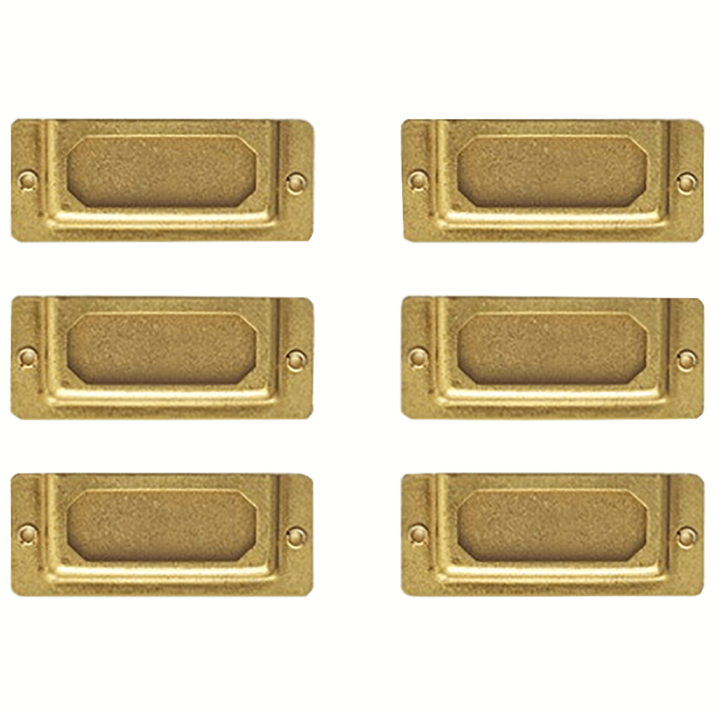 Traveler's Brass Label Plate - Pen Boutique Ltd