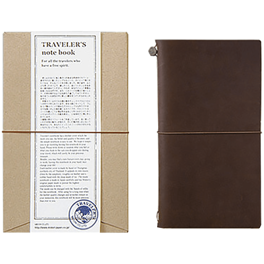 Traveler's Notebook - Brown - Regular Size - Pen Boutique Ltd