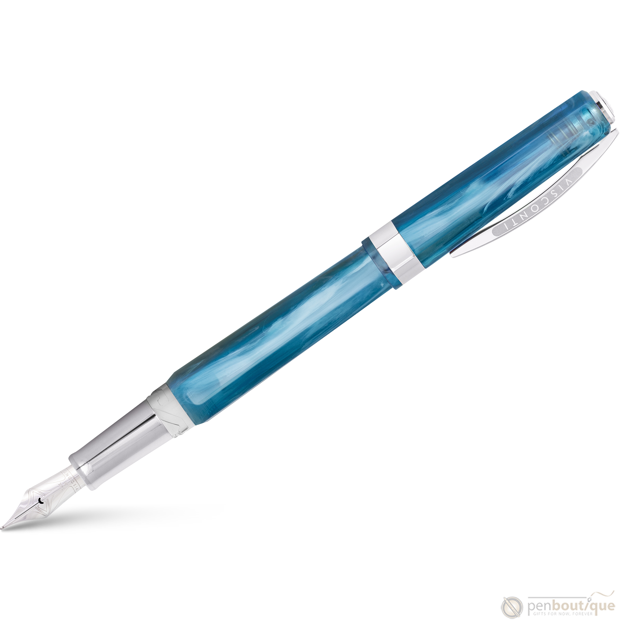 Visconti Opera Demo Carousel Fountain Pen - Blue Cotton Candy-Pen Boutique Ltd