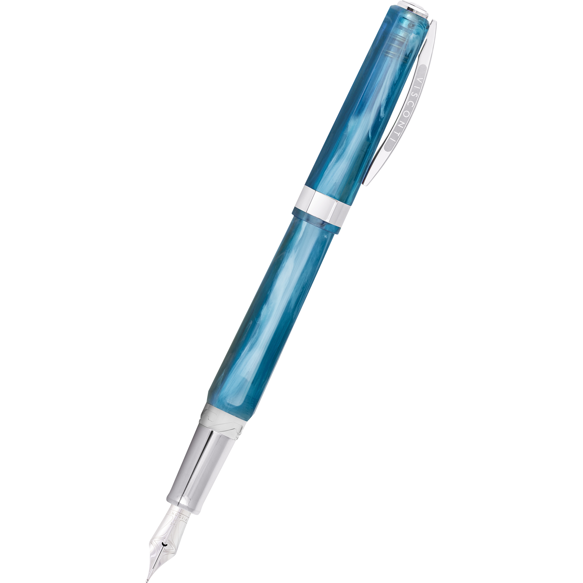 Visconti Opera Demo Carousel Fountain Pen - Blue Cotton Candy-Pen Boutique Ltd