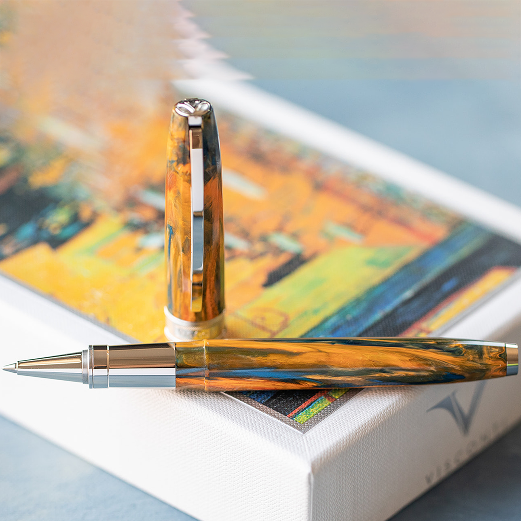 Visconti Van Gogh Rollerball Pen - Café Terrace at Night-Pen Boutique Ltd