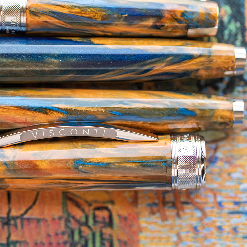 Visconti Van Gogh Rollerball Pen - Café Terrace at Night-Pen Boutique Ltd