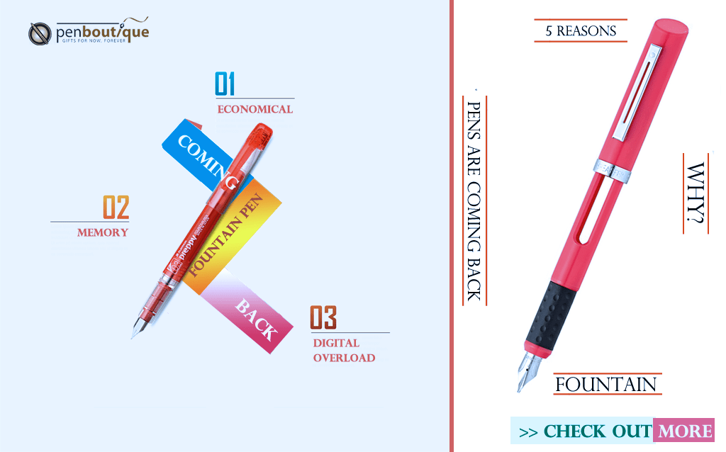 5 Reasons Why Fountain Pens are Coming Back - Pen Boutique Ltd 