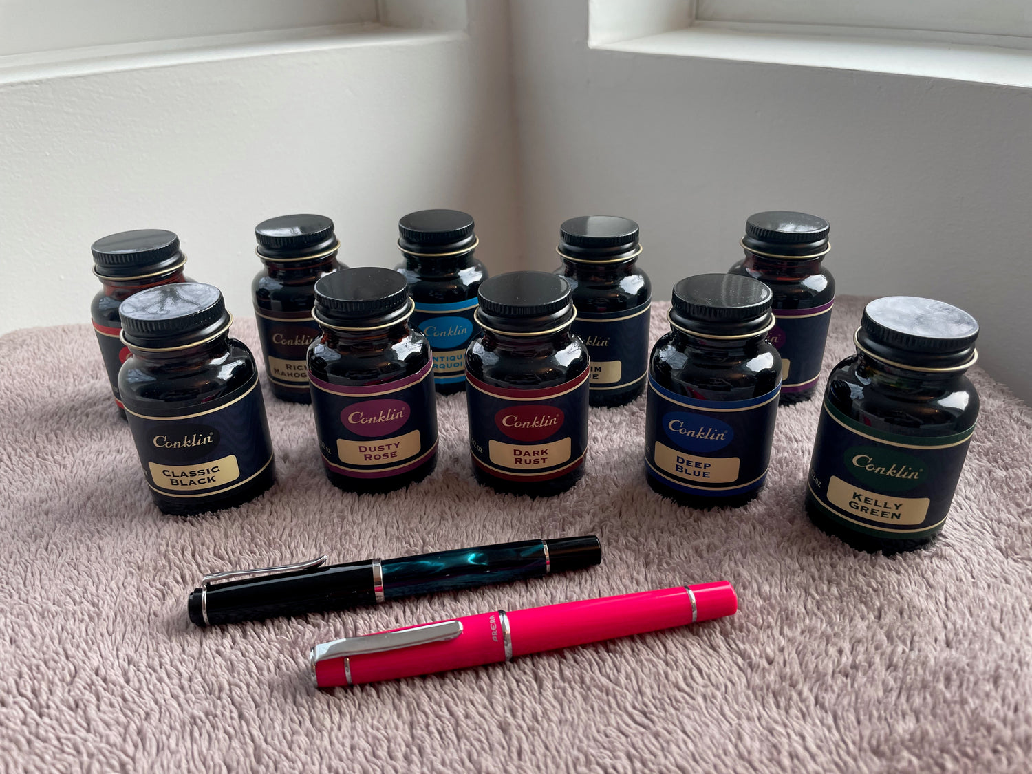 Ink Review -- Ten New Conklin Inks!