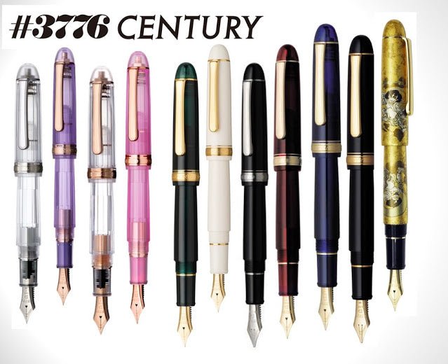 Platinum #3776 Century Fountain pens from Japan! - Pen Boutique Ltd 