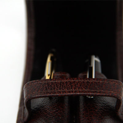 Yak Leather Two Pen Pouches - Pen Boutique Ltd