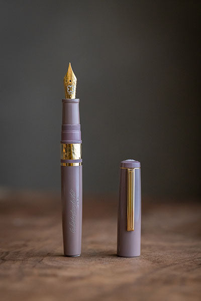 Esterbrook Model J Gold Trim Fountain Pen - Ebonite - Violet-Pen Boutique Ltd