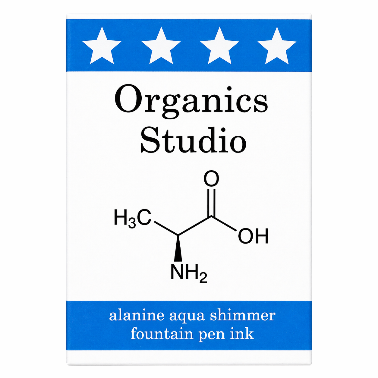 Organics Studio Ink Bottle - Alanine (TEAL SHIMMER)-Pen Boutique Ltd
